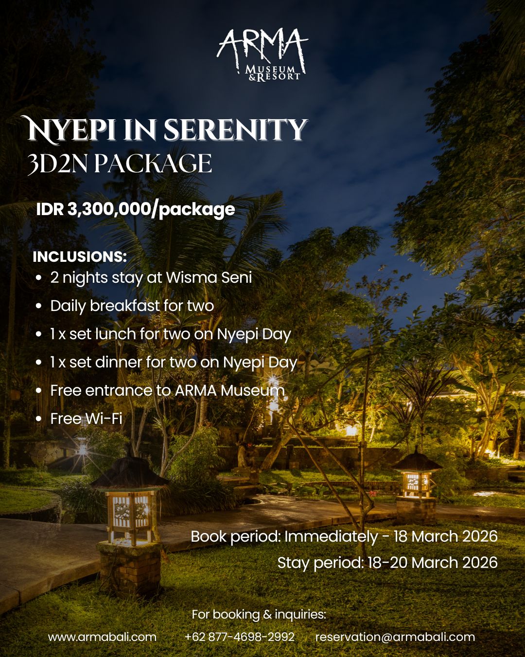 Nyepi in Serenity